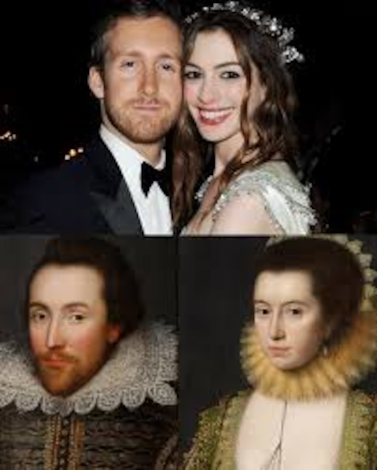 En internet circula una teoría de que Adam es la reencarnación de William Shakespeare (por su increíble parecido físico) y que Anne lo es de la esposa del escritor, que curiosamente se llamaba Anne Hathaway.