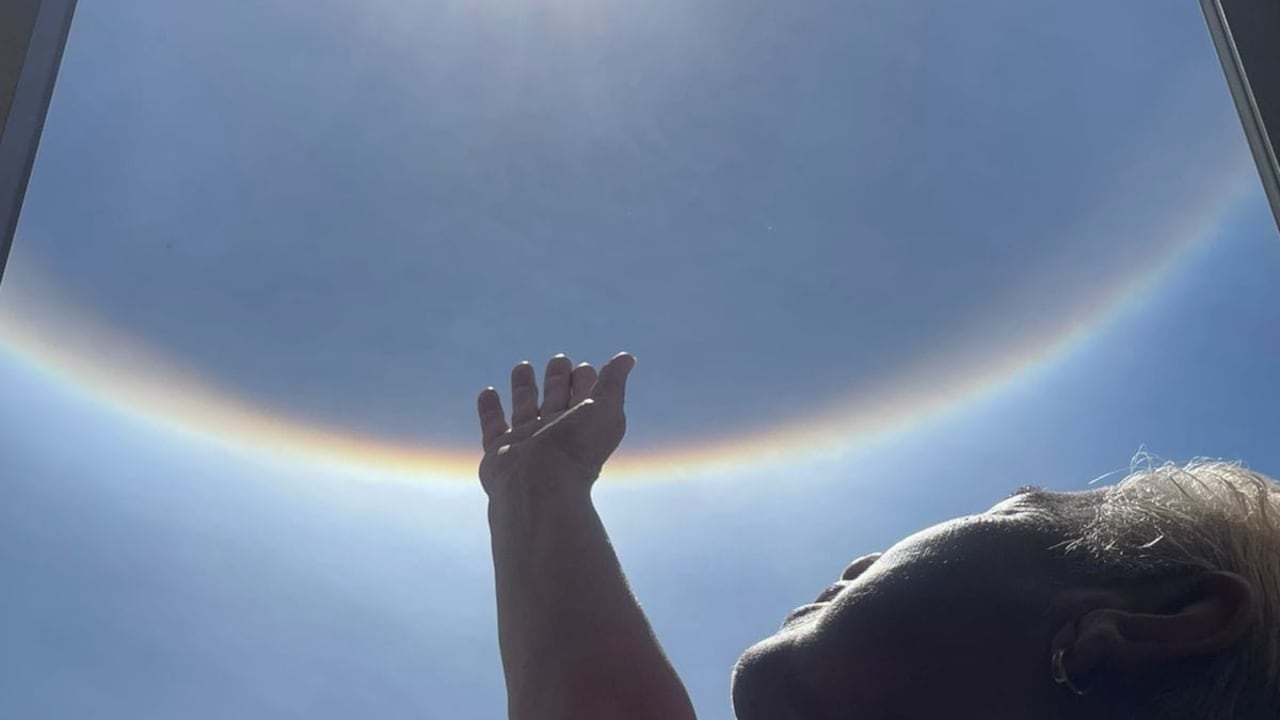 Un halo solar sorprendió a los habitantes de Popayán durante la mañana de este Martes Santo, generando asombro en toda la ciudad.