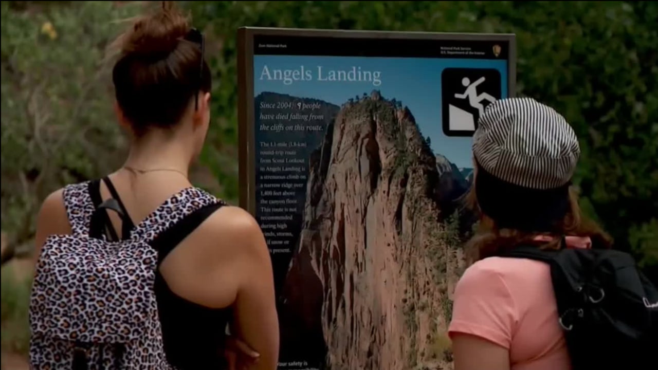El pastor llevó a su esposa en su caminata de aniversario a Angels Landing en el Parque Nacional Zion y, presuntamente, la empujó del acantilado el 22 de agosto de 2006. Foto de referencia.
