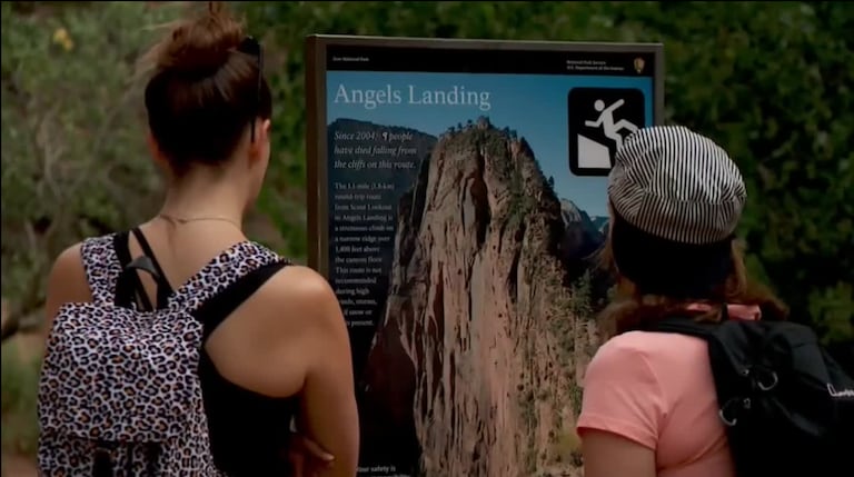 El pastor llevó a su esposa en su caminata de aniversario a Angels Landing en el Parque Nacional Zion y, presuntamente, la empujó del acantilado el 22 de agosto de 2006. Foto de referencia.
