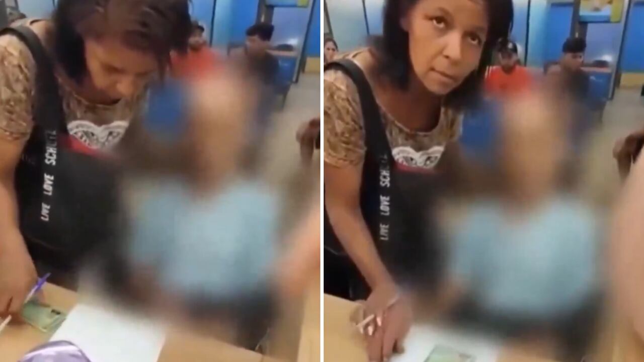 La mujer pretendía hacer un millonario retiro a nombre del adulto mayor.