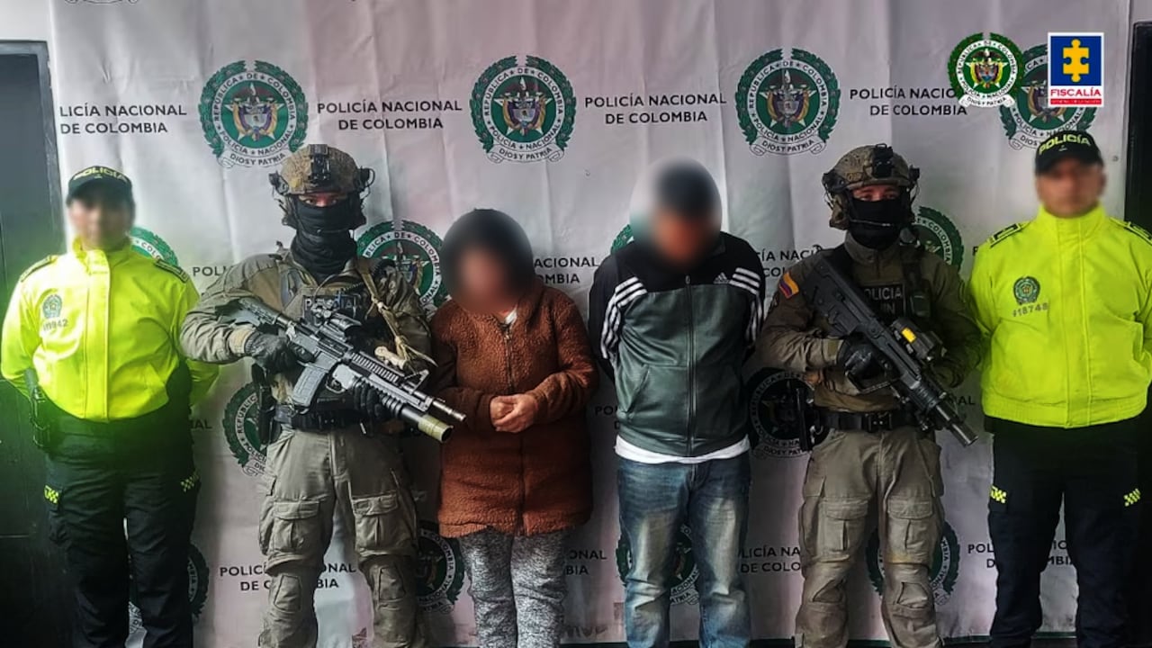 La Dijín y la Fiscalía judicializaron a María Belsir Cubillos Durán y Carlos Arturo Ortiz Álvarez.