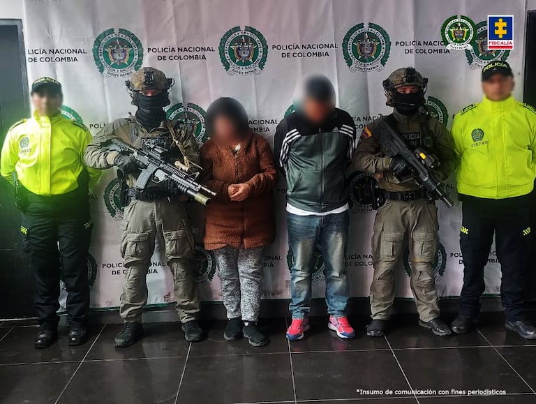 La Dijín y la Fiscalía judicializaron a María Belsir Cubillos Durán y Carlos Arturo Ortiz Álvarez.