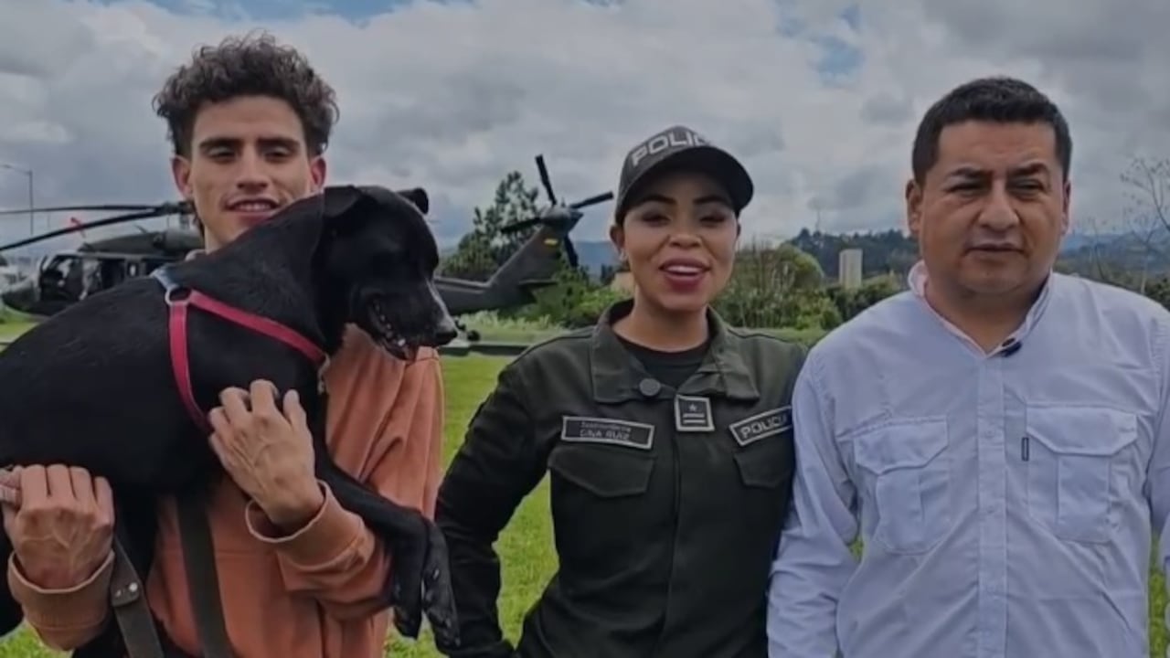 Subintendente Gina Ruiz, la heroína que ayudó a rescatar a un perro perdido en Popayán