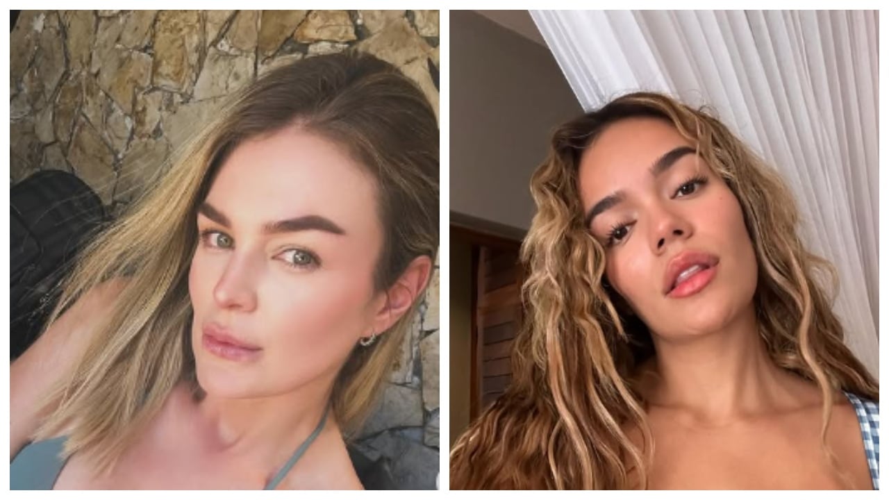 Verónica, la hermana de Karol G compartió unas fotos de su viaje y posó en vestido de baño.