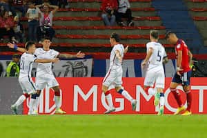 San Lorenzo se llevó la ventaja de la ida en Medellín por Copa Sudamericana.