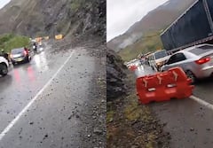 La caída de rocas en el kilómetro 52, en jurisdicción de Dagua, obligó a restringir el tránsito vehicular durante este domingo 11 de octubre.