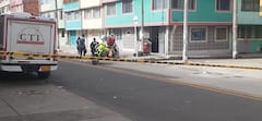 Imagen del lugar en el que ocurrió de la riña que se presentó este domingo 31 de mayo en la ciudad de Bogotá.