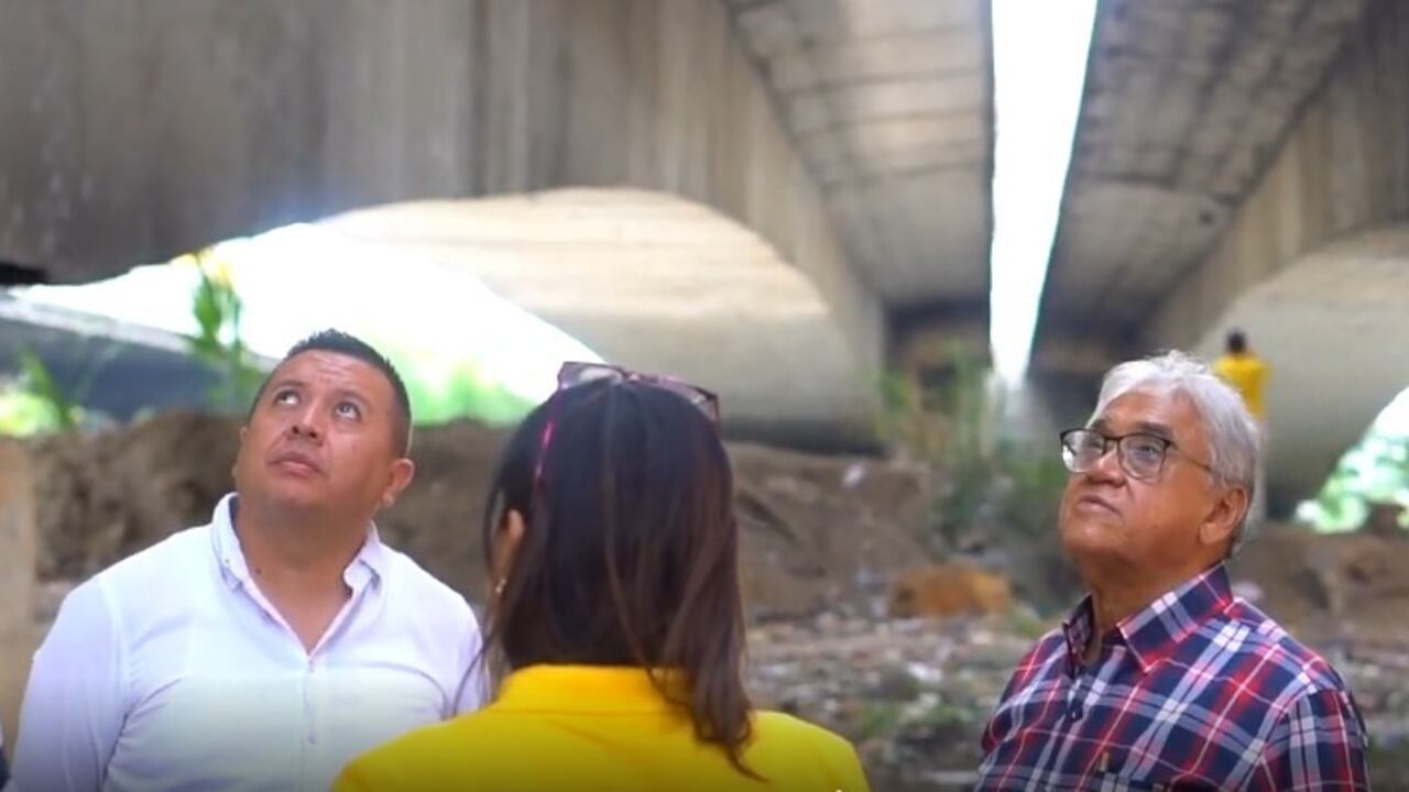 En visita técnica, expertos de la Sociedad de Ingenieros del Valle descartaron afectaciones de tipo estructural en el nuevo puente.