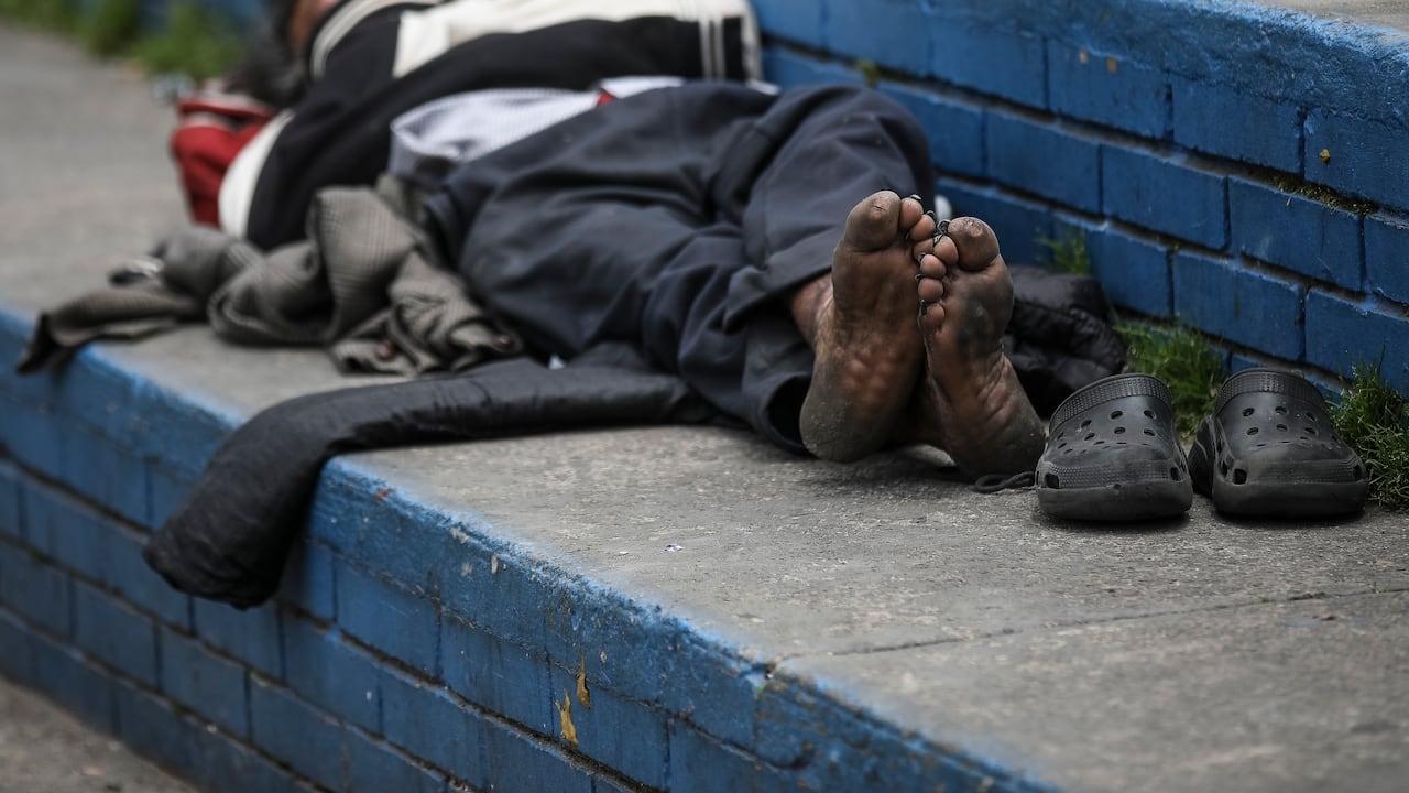 Intervención en el barrio san bernardo en el centro de Bogotá Policía Nacional