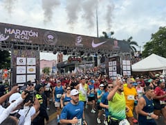 Salida de la carrera 15K de la Maratón de Cali