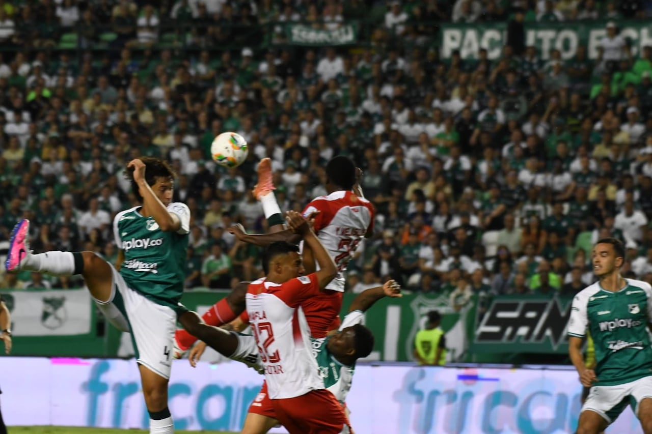 Imagen del partido entre Deportivo Cali y Independiente Santa Fe por la fecha 12 del primer semestre de la Liga Colombiana 2026.