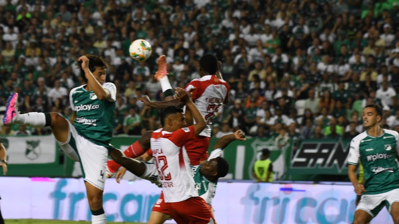 Imagen del partido entre Deportivo Cali y Independiente Santa Fe por la fecha 12 del primer semestre de la Liga Colombiana 2026.