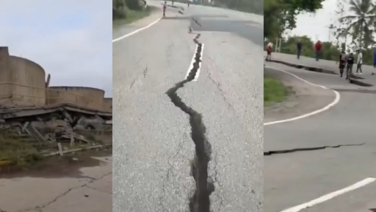 Morón, en el estado Carabobo, entre los puntos con daños por los fuertes sismos en Venezuela.