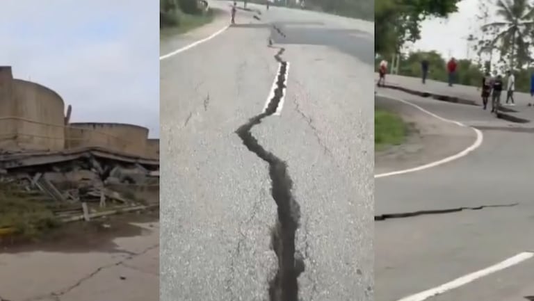 Morón, en el estado Carabobo, entre los puntos con daños por los fuertes sismos en Venezuela.