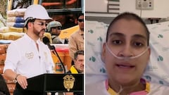 Valeria Pérez Jaramillo, de 29 años, paciente con cáncer
