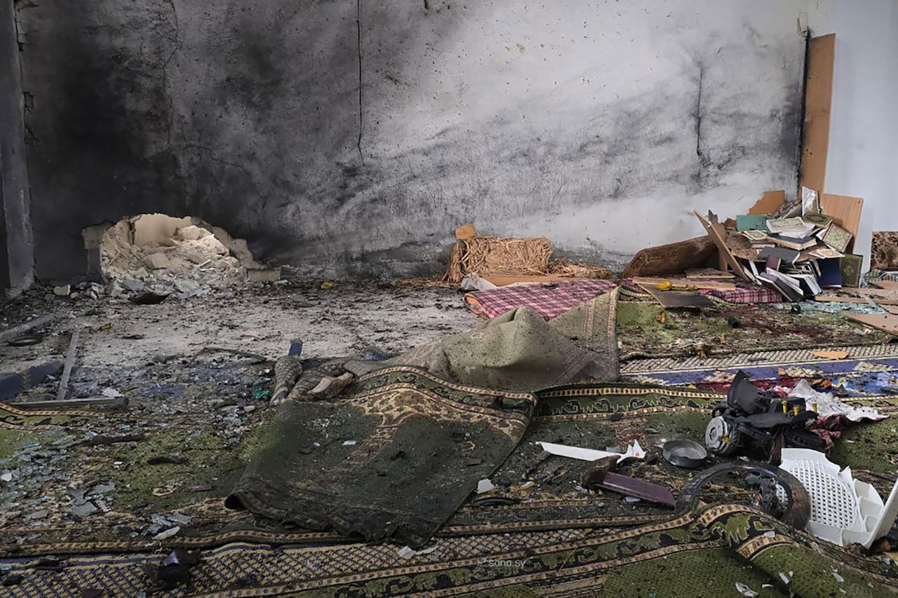 Una explosión mortal sacudió una mezquita en una zona predominantemente alauita de Homs, Siria, el 26 de diciembre.