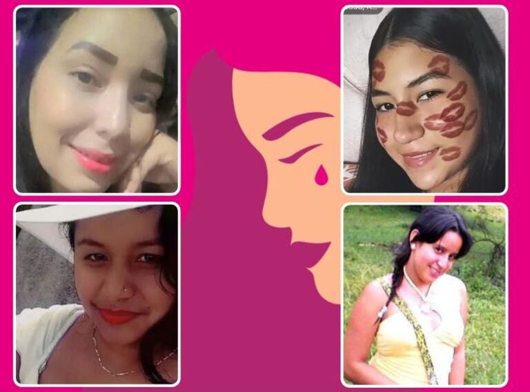 Josneidi Carolina Freitez, Yoselín Daniela Dagua Mestizo, Paula Andrea Pérez Ríos y Vanesa Gil Navia perdieron la vida de forma violenta en hechos registrados de forma aislada en el norte del Cauca y registrado en menos de una semana.