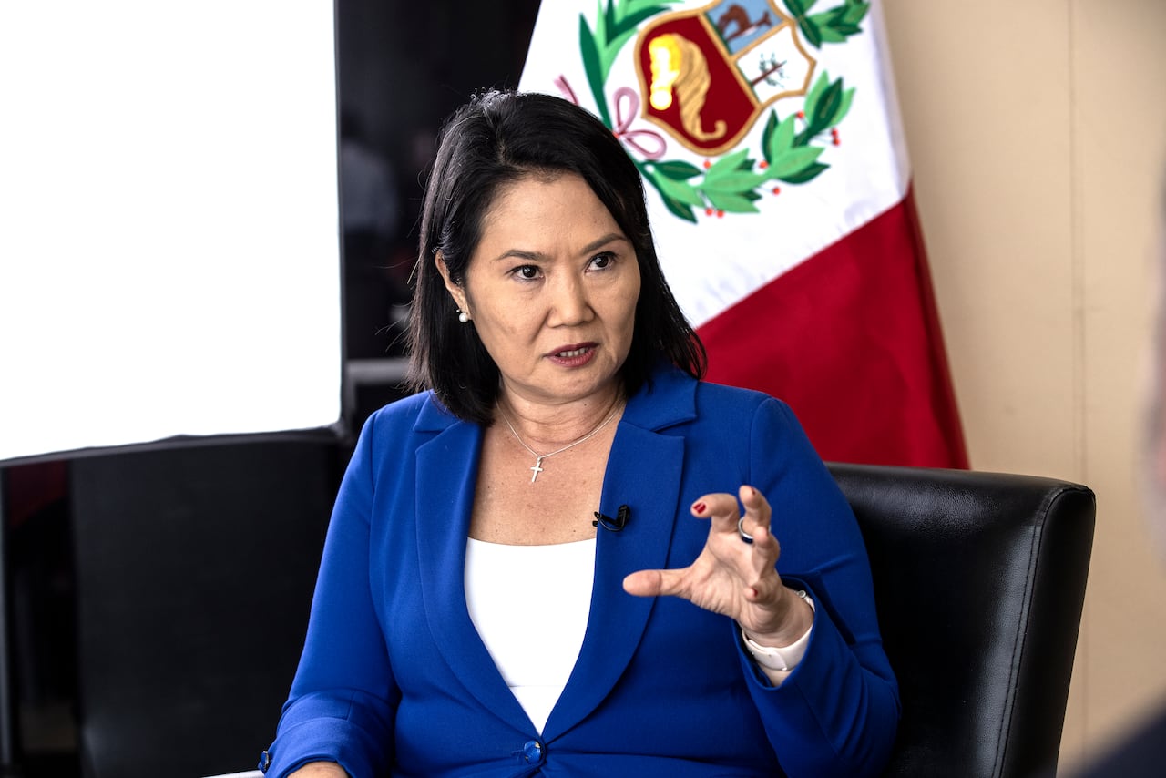 Keiko Fujimori, presidenta electa de Perú.