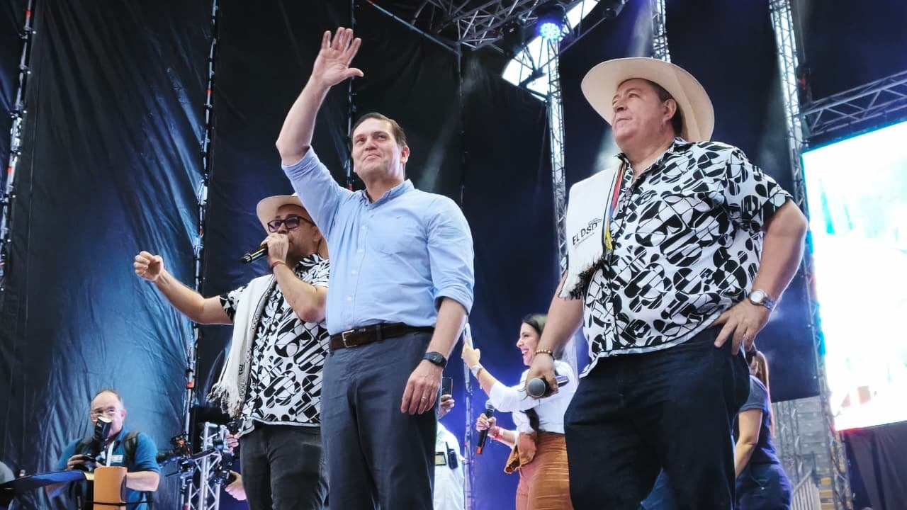 El candidato avalado por el partido Oxígeno eligió Cali como sede para su cierre de campaña previo a la consulta del 8 de marzo.