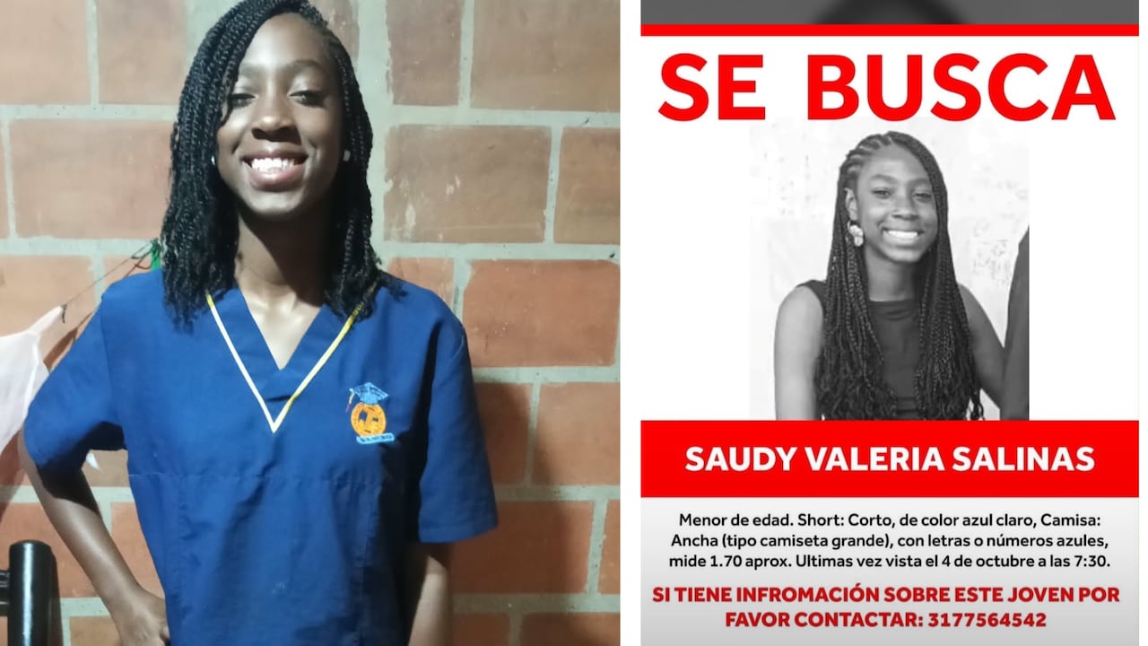 Saudy Valeria Salinas, menor de edad, es buscada por su familia luego de que fuera vista por última vez el 4 de octubre, alrededor de las 7:30 de la noche