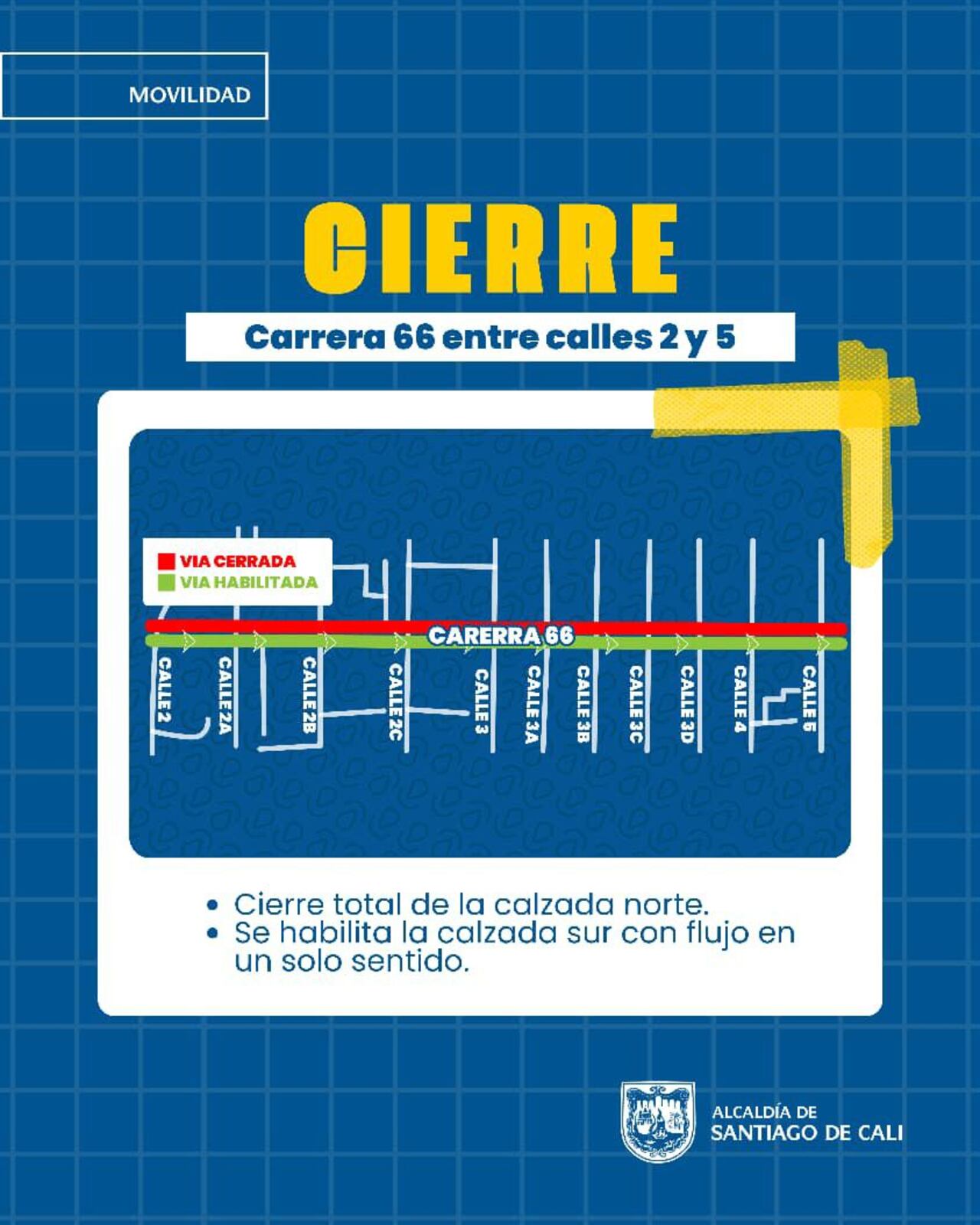 Plan de desvíos y cierres en la comuna 19