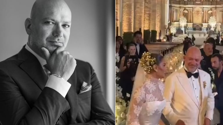 El empresario neerlandés Guus Franke contrajo matrimonio religioso con la modelo colombiana Ariadna Gutiérrez en Cartagena.