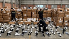 Mercancía de contrabando incautada en el Valle.