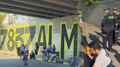 Tenso cruce entre ciudadano y Alfredo Mondragón por realización de mural en Cali.