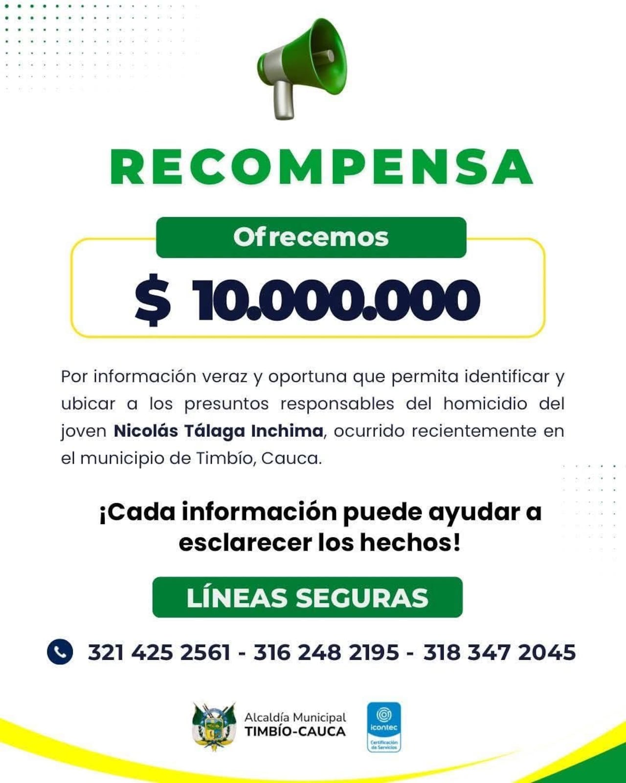 Se cumplió un mes de la muerte violenta de Santiago Tálaga Inchima, joven víctima de delincuentes que le dispararon por robarle su celular y otras pertenencias.
