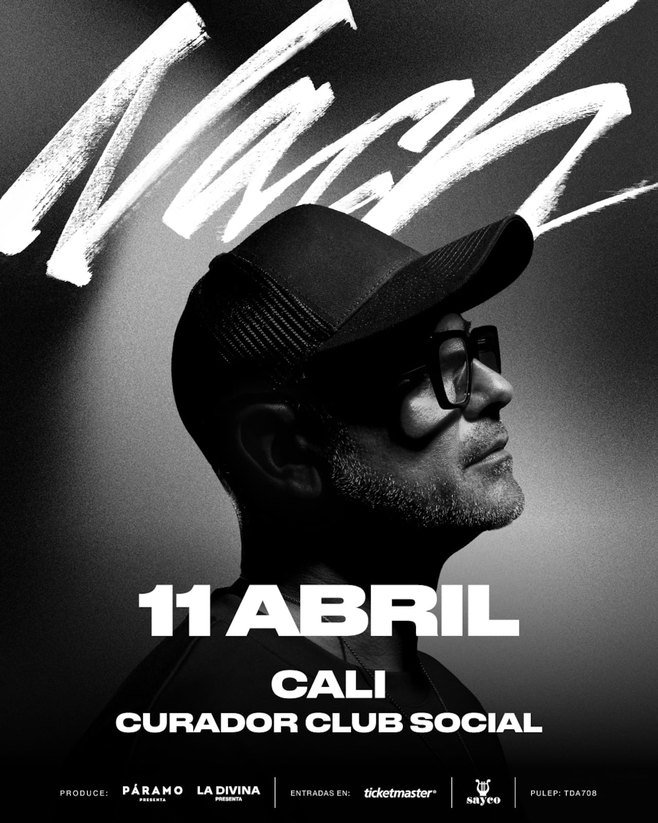 Nach estará en Cali, en Curador Club Social, frente al Teatro Jorge Isaacs.