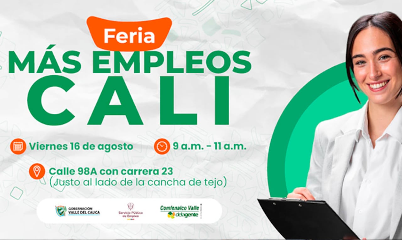 Esta es la ubicación de la feria de empleo.