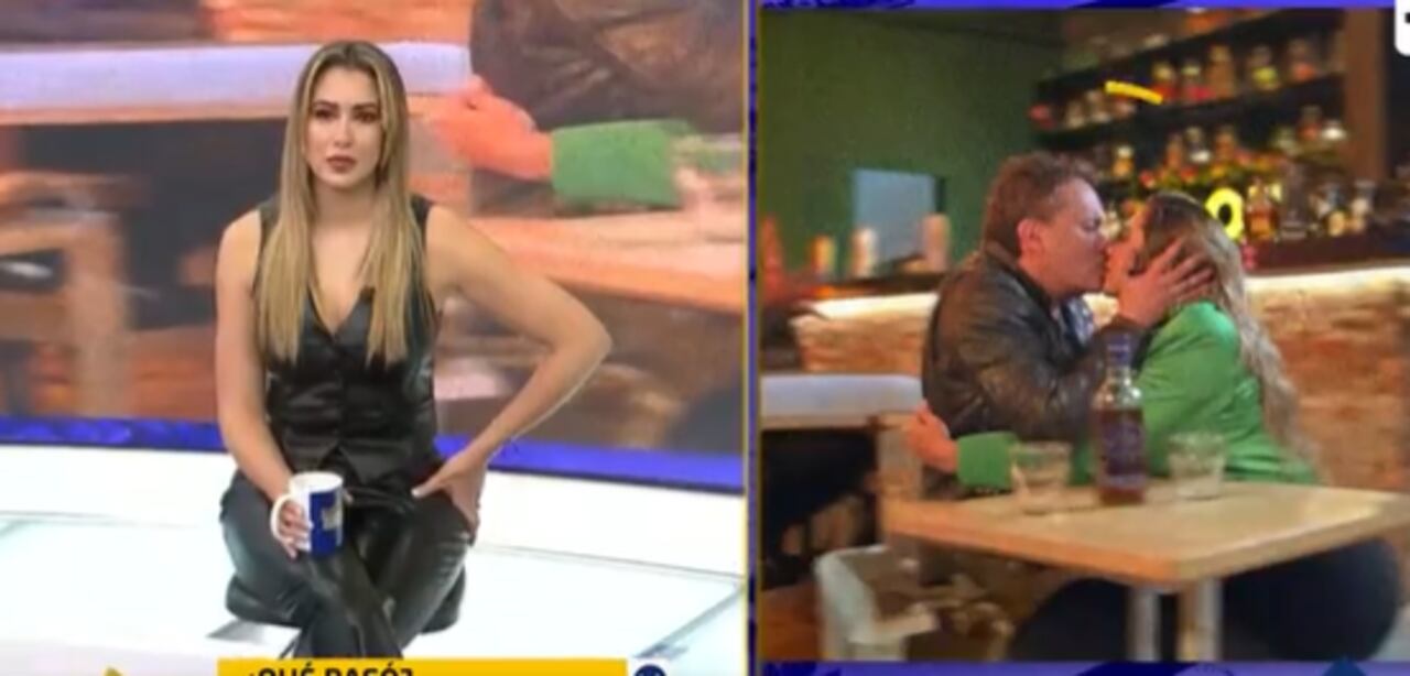 Nanis Ochoa fue expuesta en canal 1 por foto en la que se le ve besándose con Danny Marín.