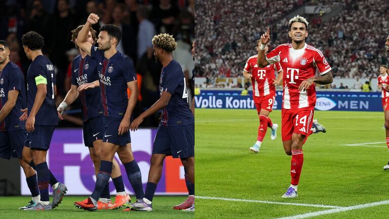 Paris Saint-Germain y Bayern Múnich se miden este martes por la Champions League.
