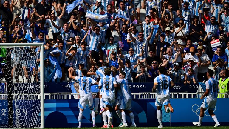 Júbilo argentino: la selección está en los cuartos de final de París 2024.