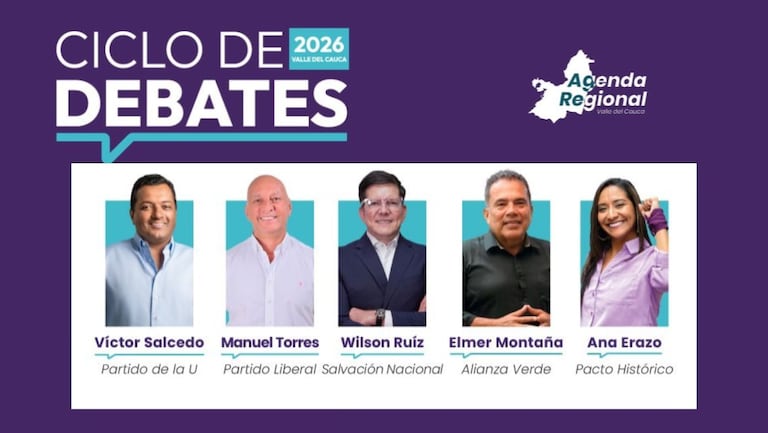 Cinco candidatos al Congreso debatirán propuestas para el Valle del Cauca este jueves.