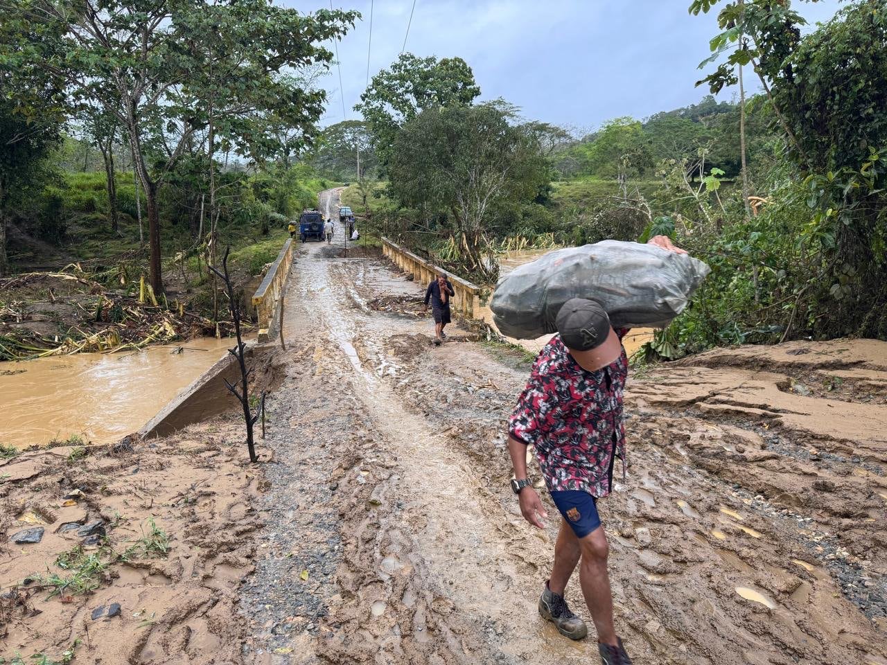 Afectaciones por inundaciones del río Sinú, en Córdoba.