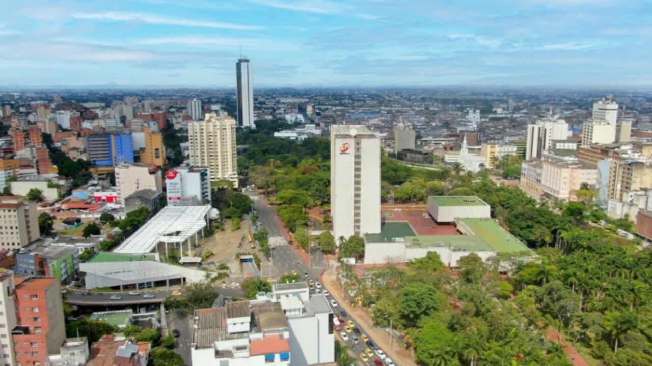 Foto panorámica de la ciudad.