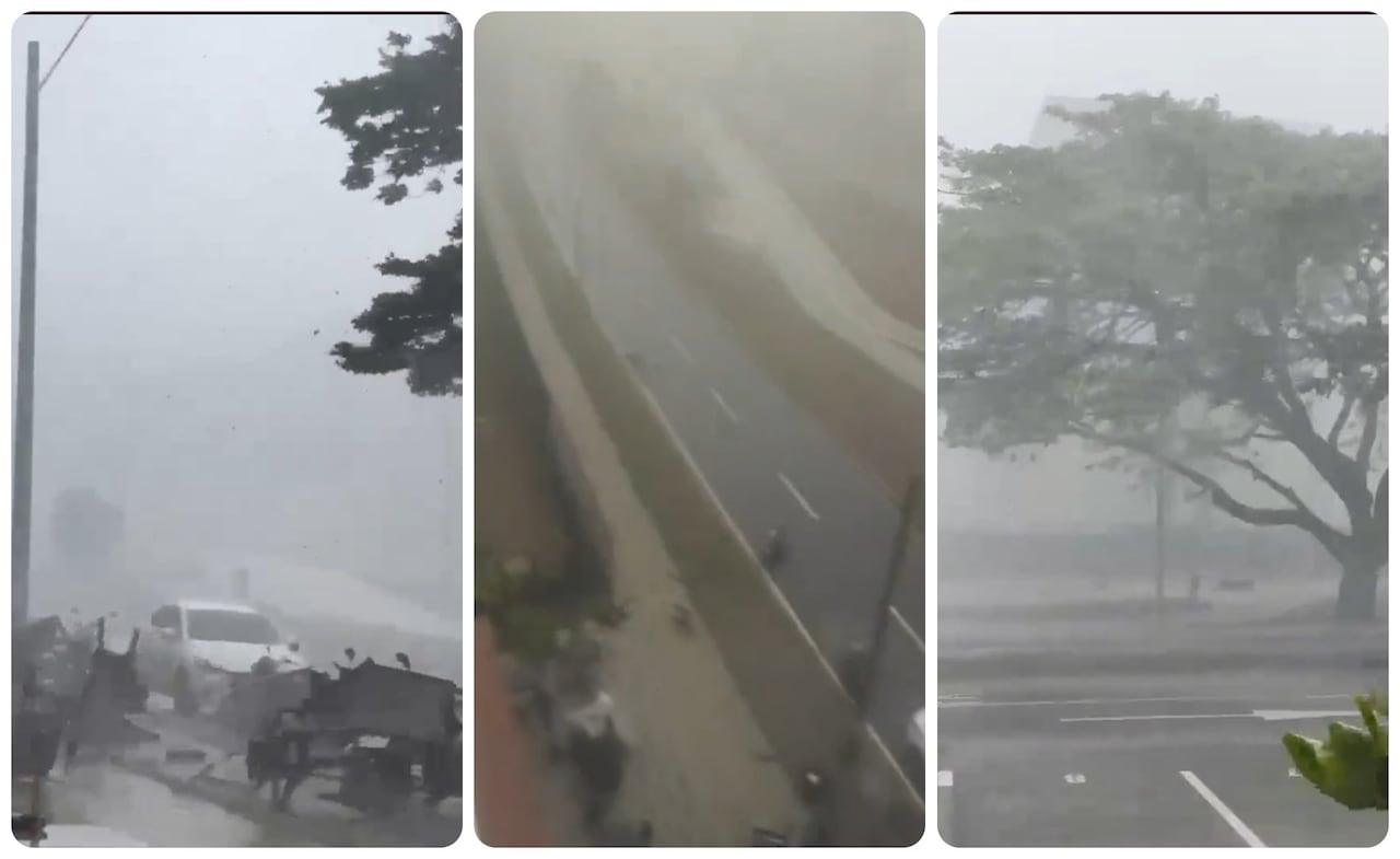 Fuertes lluvias en Cali.