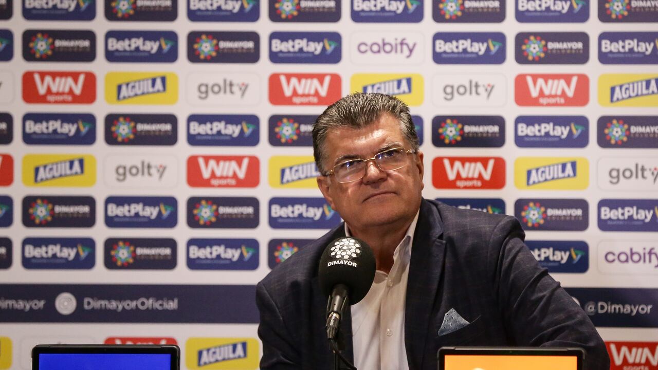 Bogotá. Marzo  26 de 2025.  En la sede administrativa de la Federación Colombiana de Fútbol, Carlos Mario Zuluaga fue presentado oficialmente como el nuevo presidente de la DIMAYOR. (Colprensa - Catalina Olaya)