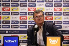 Bogotá. Marzo  26 de 2025.  En la sede administrativa de la Federación Colombiana de Fútbol, Carlos Mario Zuluaga fue presentado oficialmente como el nuevo presidente de la DIMAYOR. (Colprensa - Catalina Olaya)