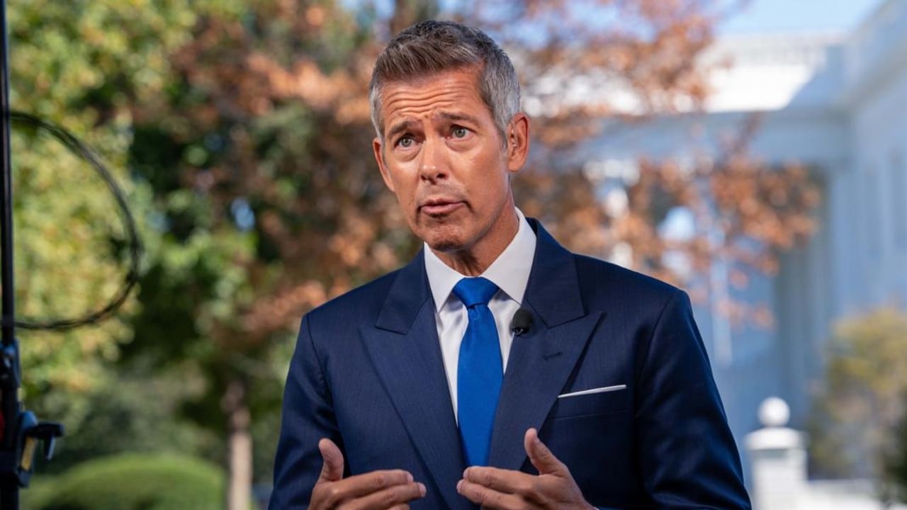 El secretario de Transporte Sean Duffy, quien anunció la reapertura del contrato lunar de 2.900 millones.