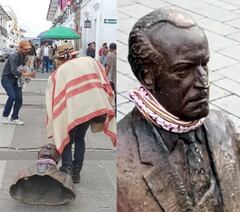 Esta escena se presentó en la tarde de este martes 25 de noviembre en pleno sector histórico de Popayán.