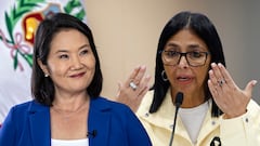 Keiko Fujimori y Delcy Rodríguez