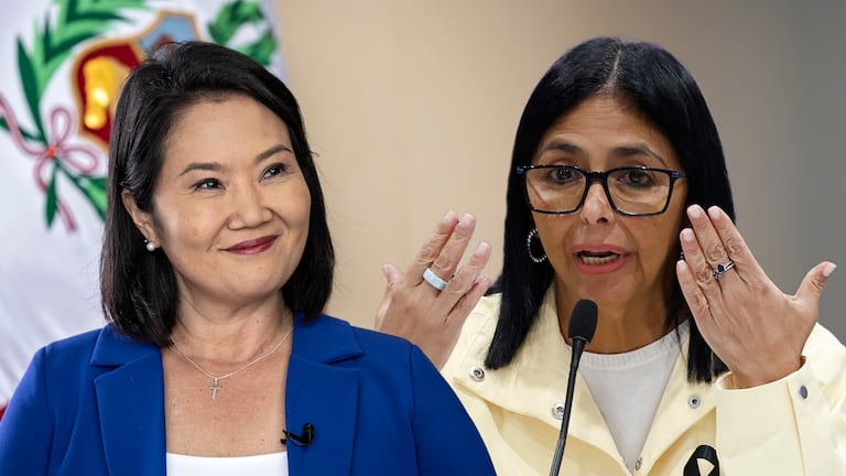 Keiko Fujimori y Delcy Rodríguez