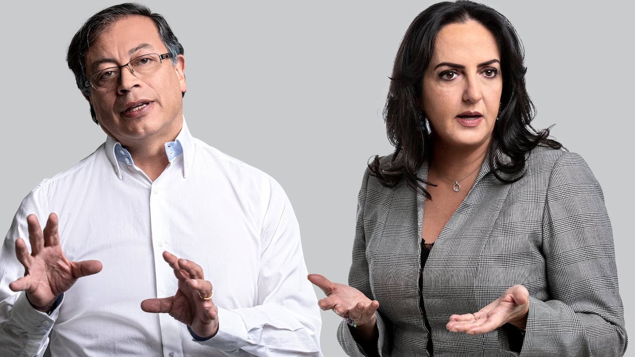 Gustavo Petro, María Fernanda Cabal