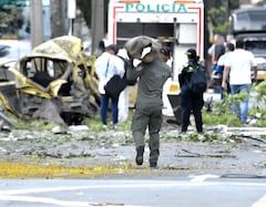 Explosión frente a la base aérea marco Fidel Suárez en Cali