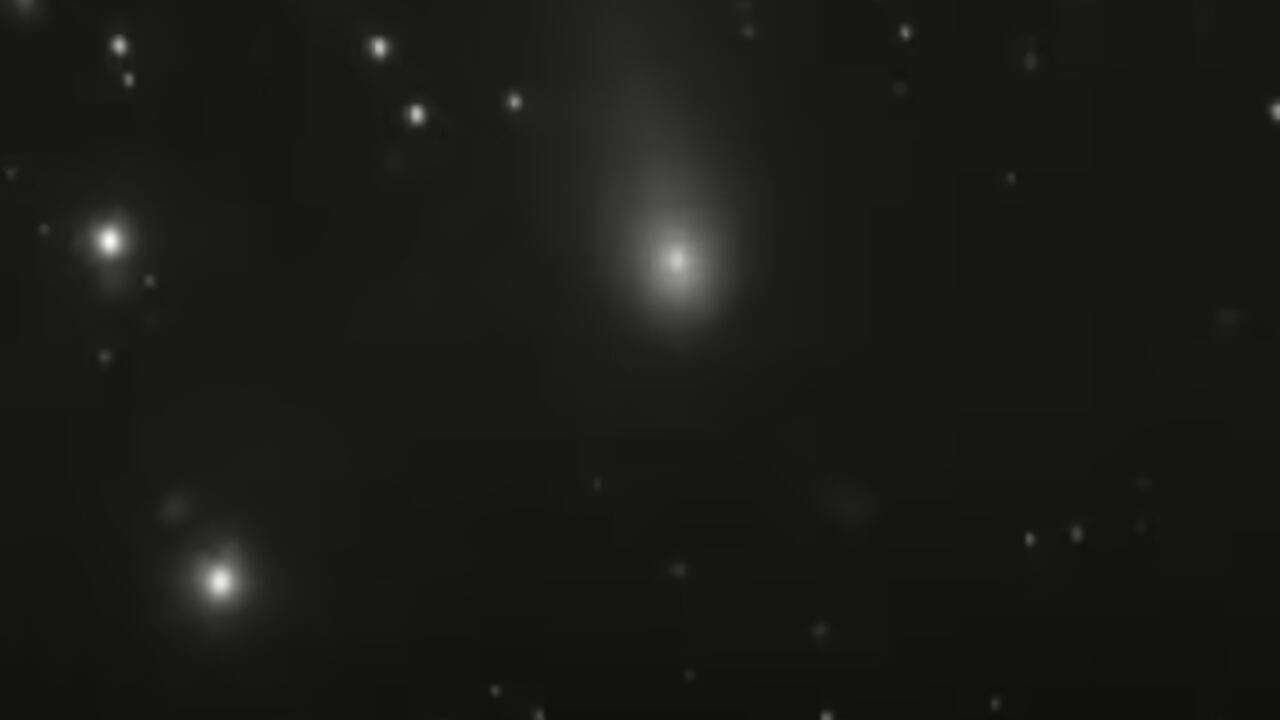 Imagen del cometa 3I/ATLAS, detectado por la NASA a mediados de este 2025.