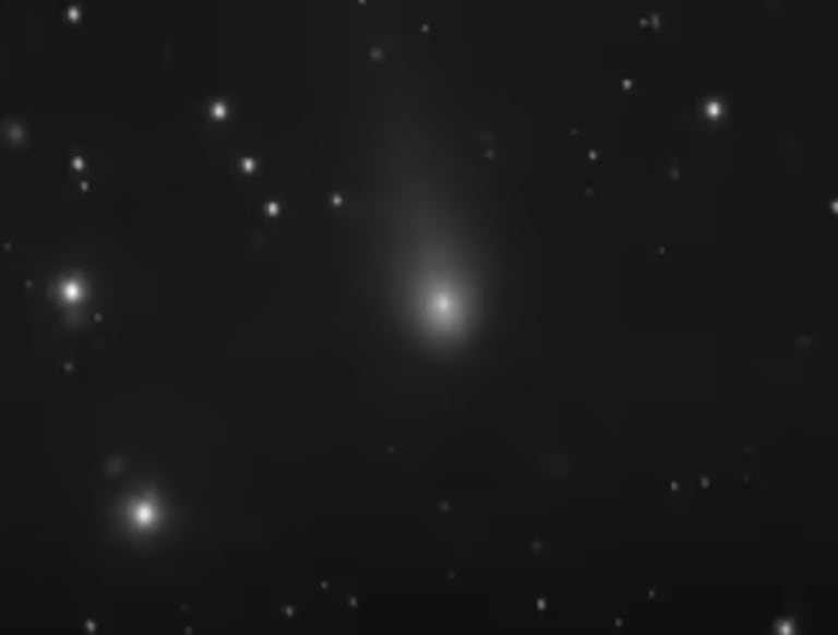 Imagen del cometa 3I/ATLAS, detectado por la NASA a mediados de este 2025.