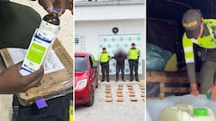 Los operativos adelantados en distintos sectores de Cali dejaron capturas, incautaciones de droga y decomiso de sustancias químicas.